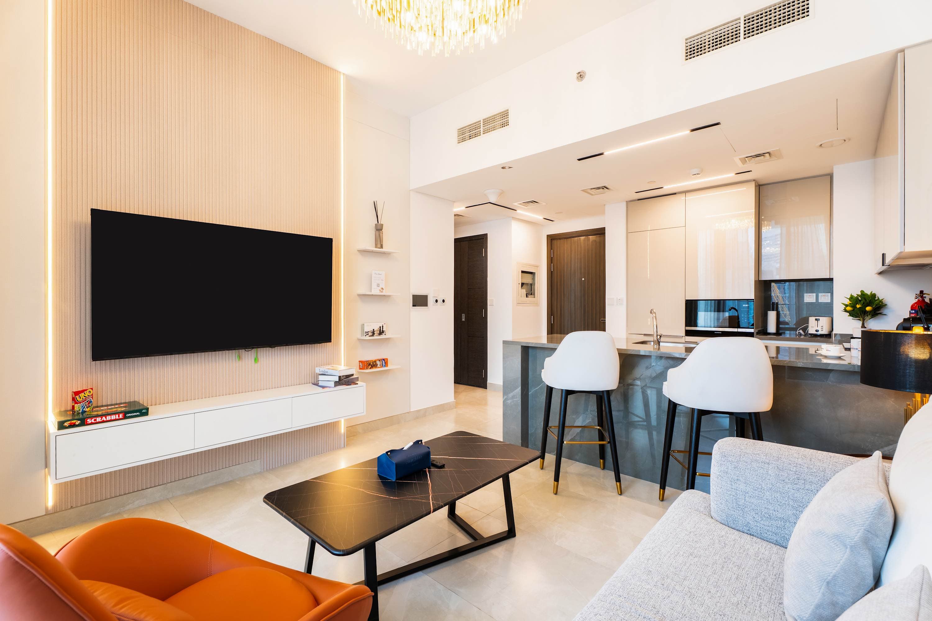 Rentico | Lux 1BR Burj Khalifa View | Business Bay — photo 2
