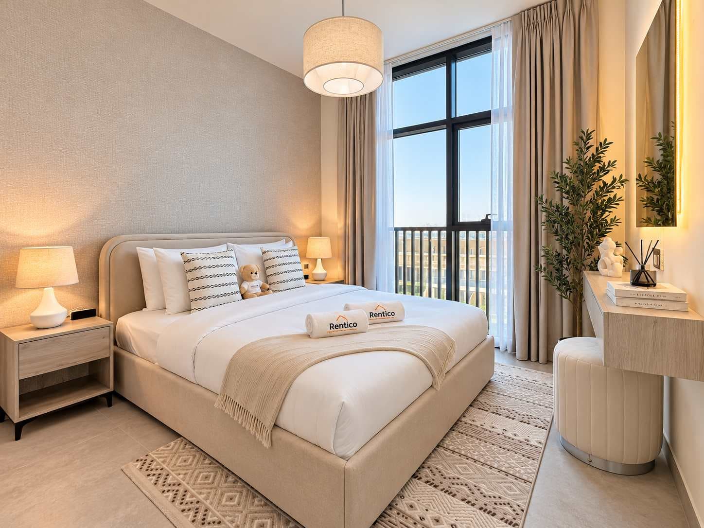 Rentico | 2BR + Office | Pool & Skyline View | JVT โ photo 2