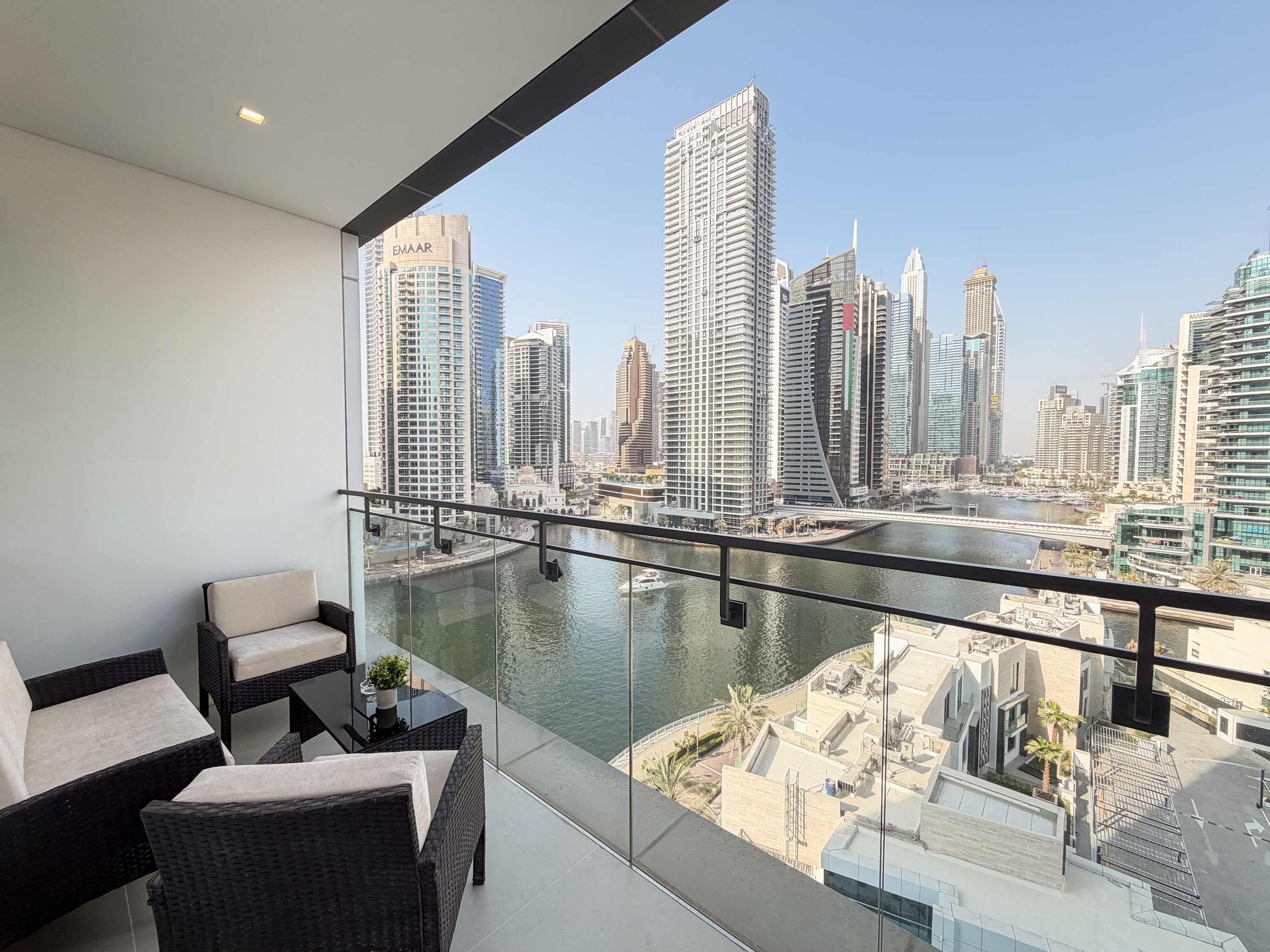 Rentico | 1BR Marina Waterfront | Pool & Cinema