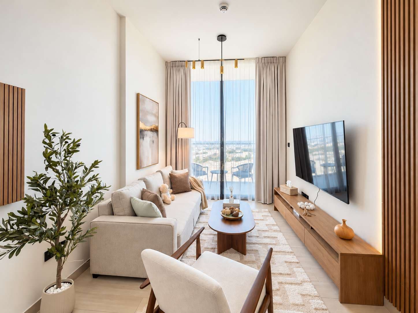Rentico | 1BR Sleeps 4 | Skyline Balcony & Pool โ photo 7